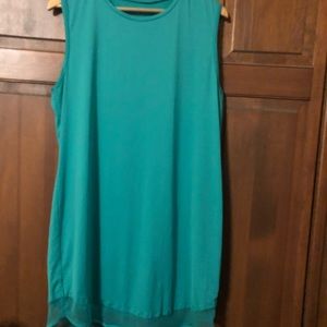 Athleta Sunlover Dress. Vivid jade color, sleeveless pullover